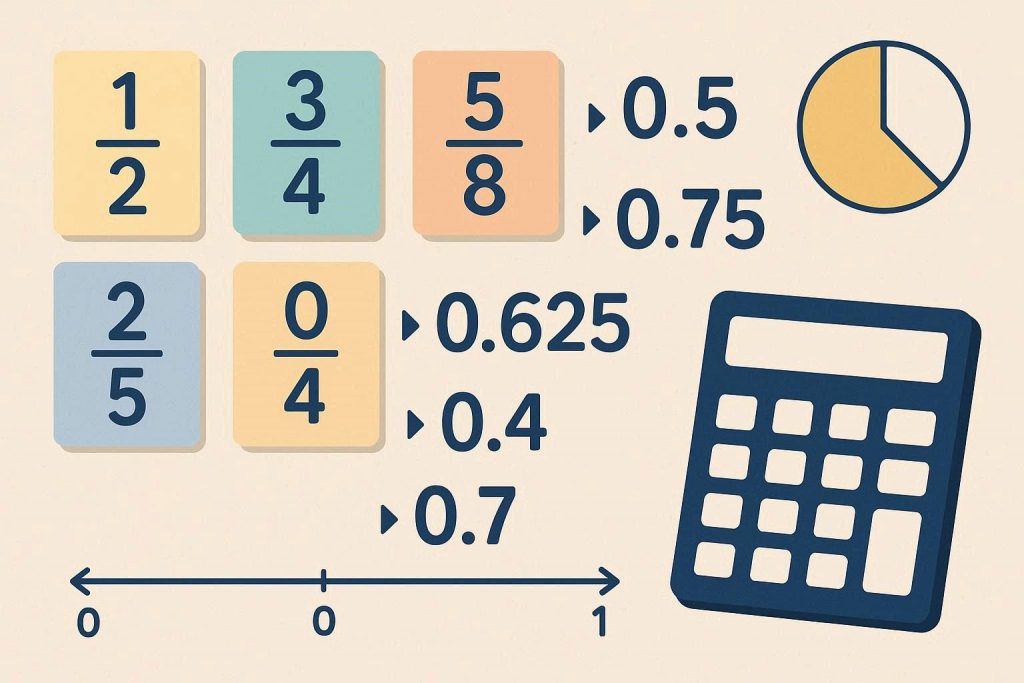 Fração para Decimal