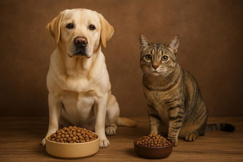 Ração para Cachorros e Gatos