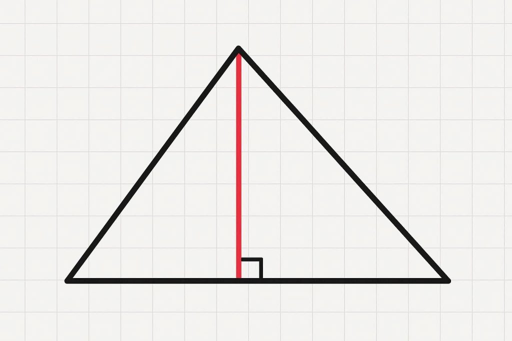 altura do triângulo