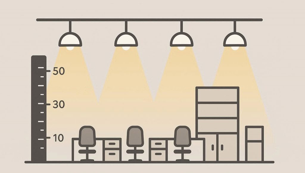 densidade de potência de iluminação