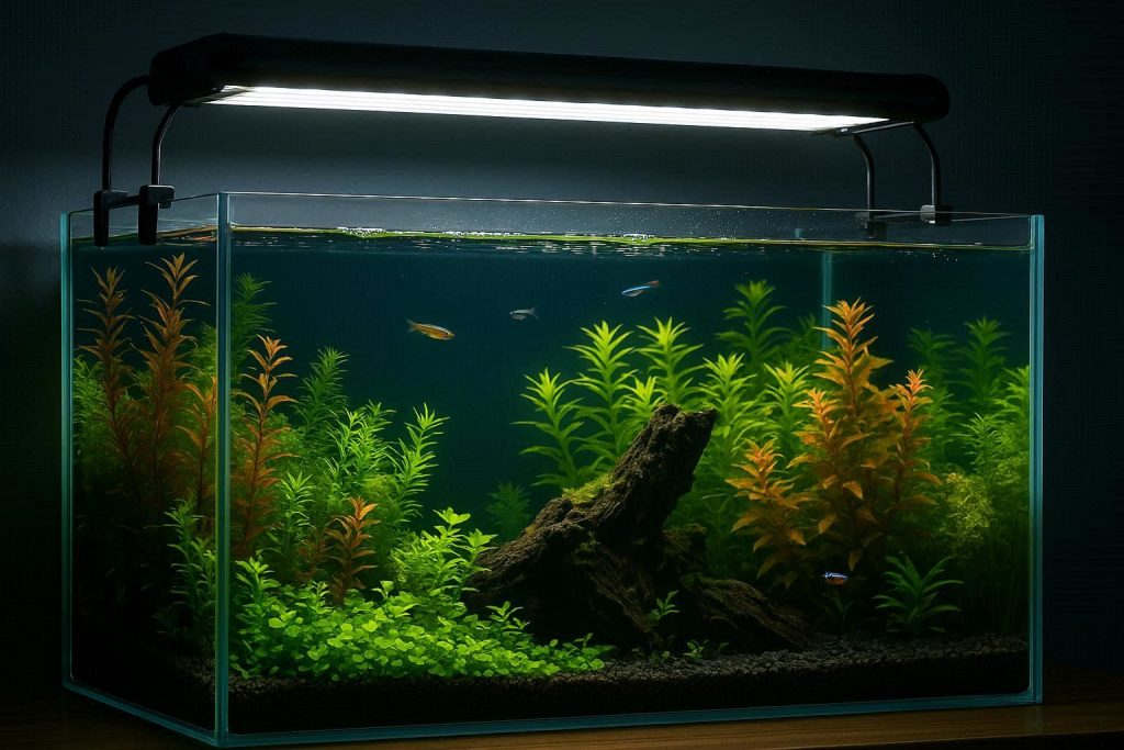 iluminação para aquário Lumens