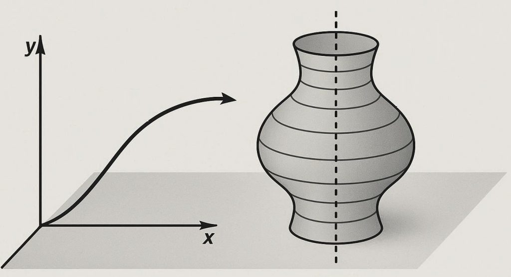 volume de sólido de revolução